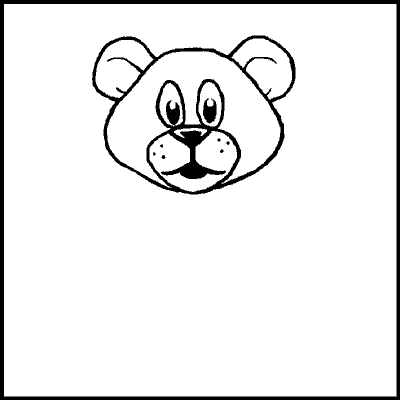 one of a possible 89 variations of an incomplete teddybear