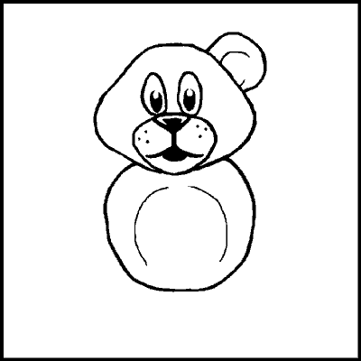 one of a possible 89 variations of an incomplete teddybear