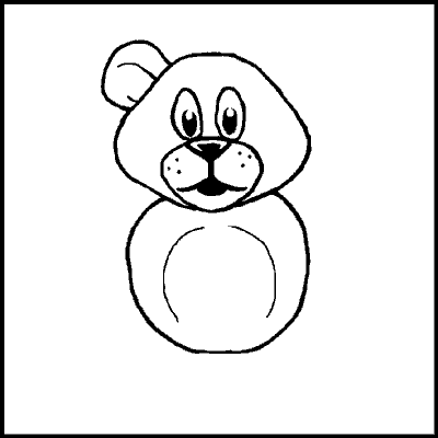 one of a possible 89 variations of an incomplete teddybear