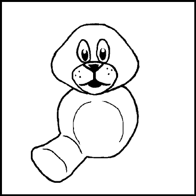 one of a possible 89 variations of an incomplete teddybear