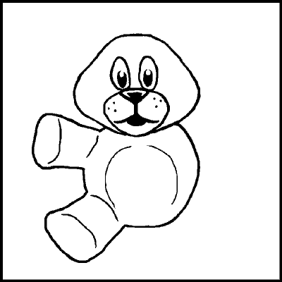 one of a possible 89 variations of an incomplete teddybear