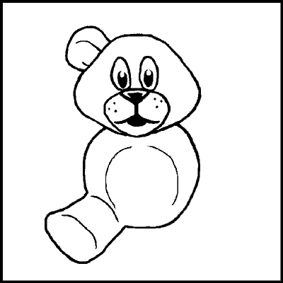 one of a possible 89 variations of an incomplete teddybear