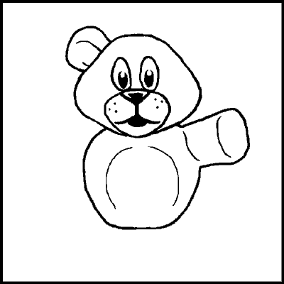 one of a possible 89 variations of an incomplete teddybear