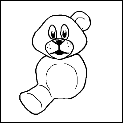 one of a possible 89 variations of an incomplete teddybear