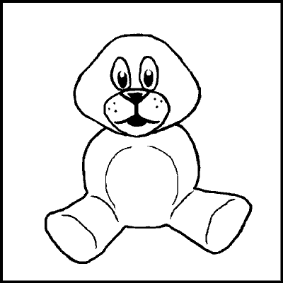 one of a possible 89 variations of an incomplete teddybear