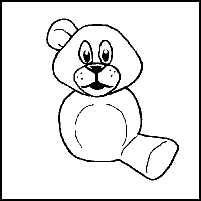 one of a possible 89 variations of an incomplete teddybear