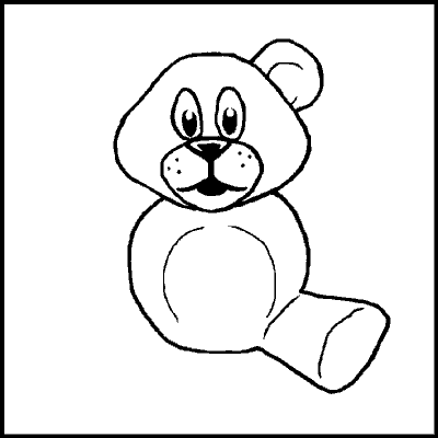 one of a possible 89 variations of an incomplete teddybear