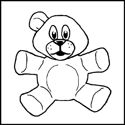 one of a possible 89 variations of an incomplete teddybear