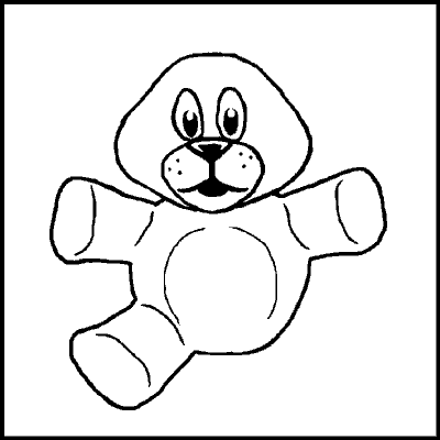 one of a possible 89 variations of an incomplete teddybear