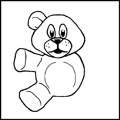 one of a possible 89 variations of an incomplete teddybear