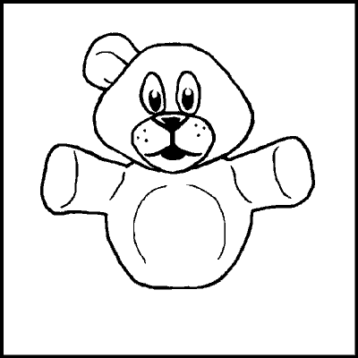 one of a possible 89 variations of an incomplete teddybear