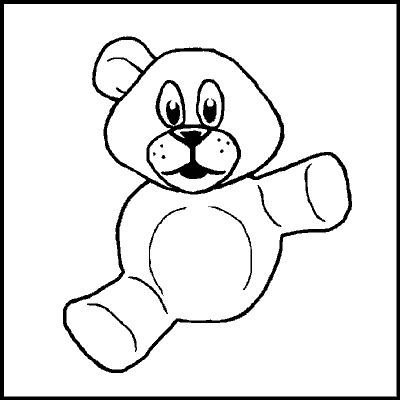 one of a possible 89 variations of an incomplete teddybear