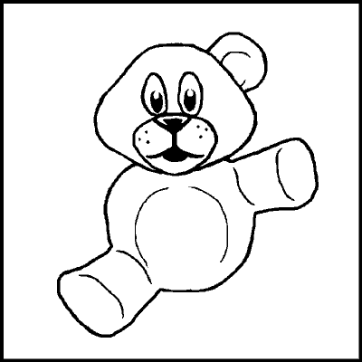 one of a possible 89 variations of an incomplete teddybear