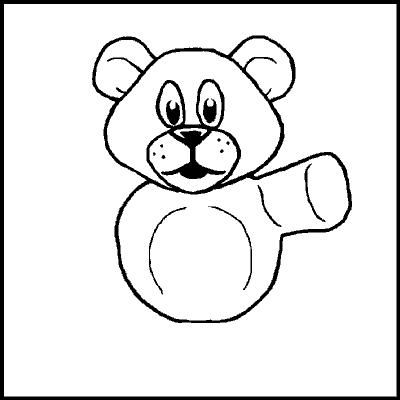 one of a possible 89 variations of an incomplete teddybear