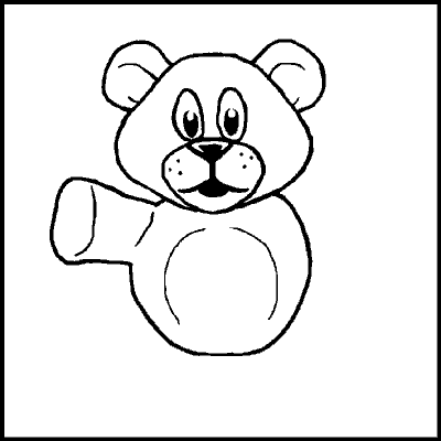 one of a possible 89 variations of an incomplete teddybear