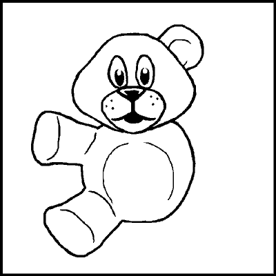 one of a possible 89 variations of an incomplete teddybear