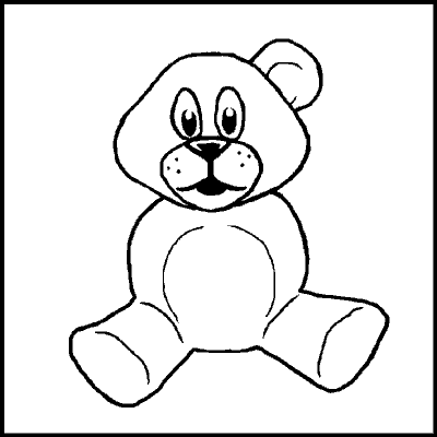 one of a possible 89 variations of an incomplete teddybear