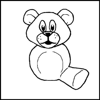 one of a possible 89 variations of an incomplete teddybear