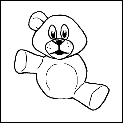 one of a possible 89 variations of an incomplete teddybear