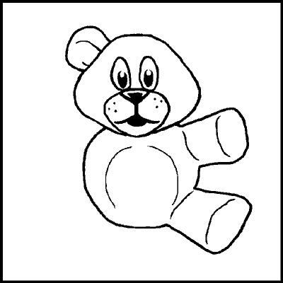 one of a possible 89 variations of an incomplete teddybear