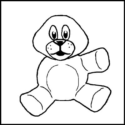 one of a possible 89 variations of an incomplete teddybear