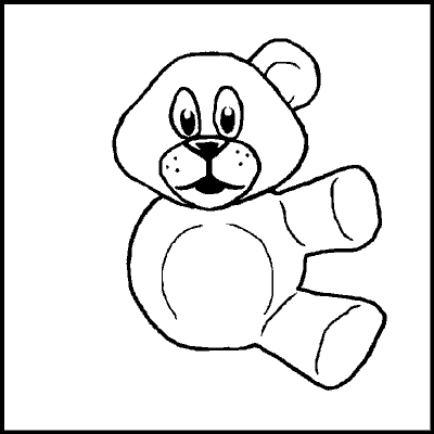 one of a possible 89 variations of an incomplete teddybear