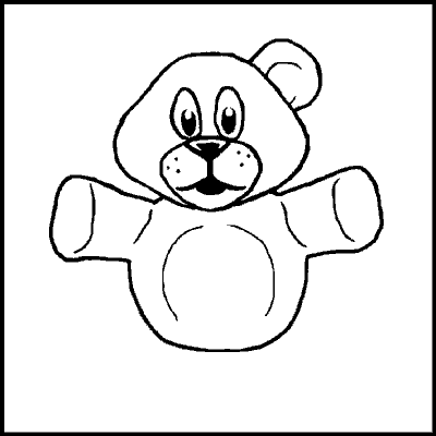 one of a possible 89 variations of an incomplete teddybear