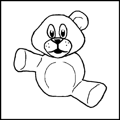 one of a possible 89 variations of an incomplete teddybear