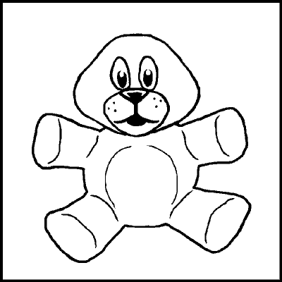 one of a possible 89 variations of an incomplete teddybear