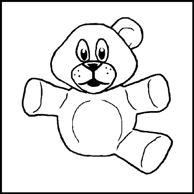 one of a possible 89 variations of an incomplete teddybear