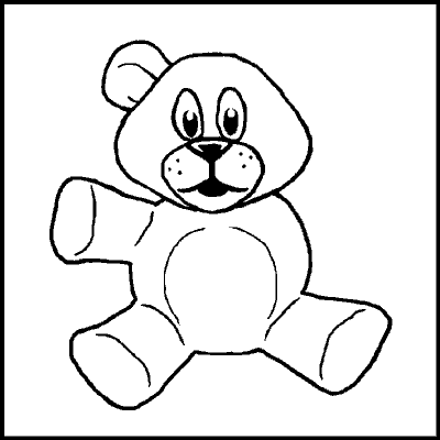 one of a possible 89 variations of an incomplete teddybear