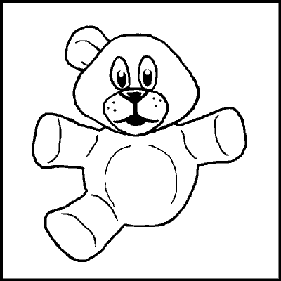 one of a possible 89 variations of an incomplete teddybear