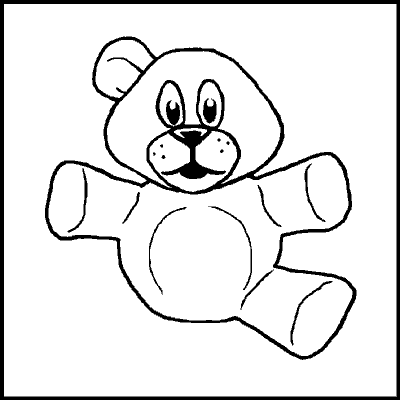 one of a possible 89 variations of an incomplete teddybear