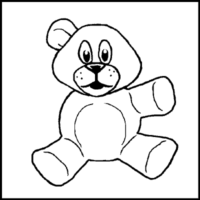 one of a possible 89 variations of an incomplete teddybear