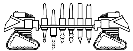 a fictitious painting machine illustration